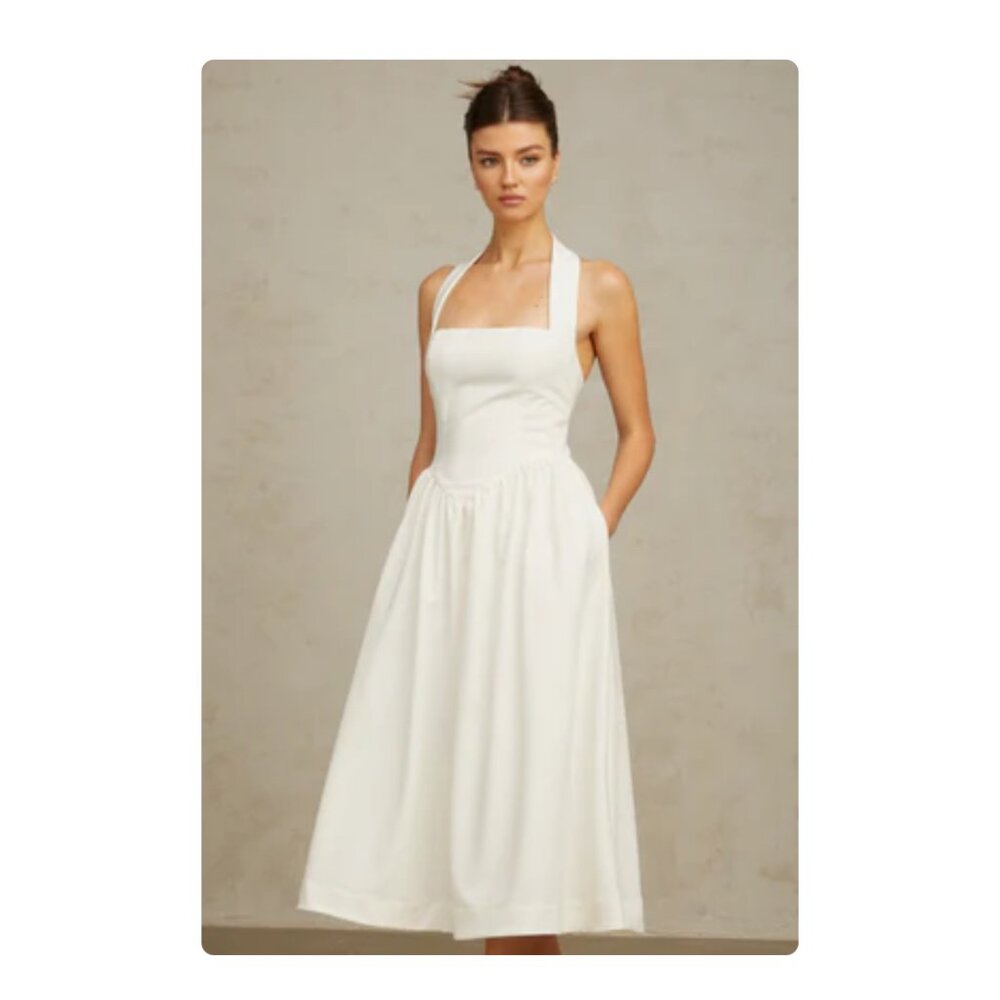 White dress (Miss Rosier) size small